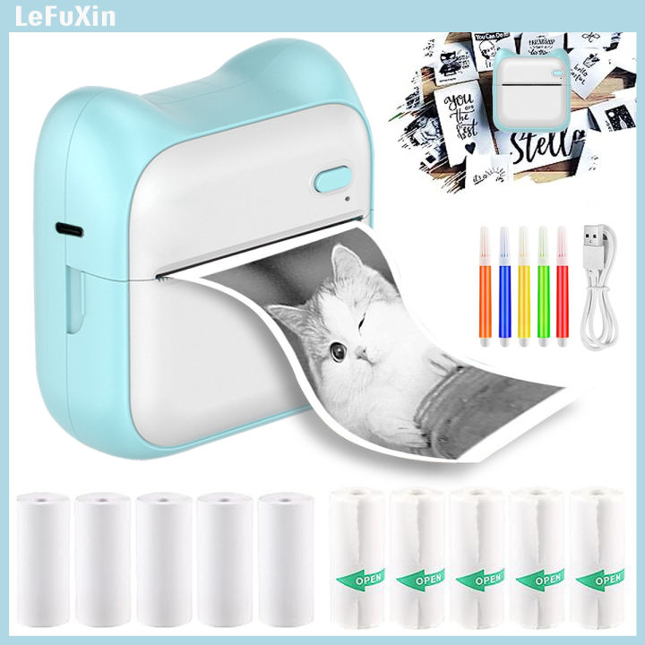 Portable Mini printer,thermal pocket Label printer, for Android or IOS ...