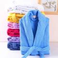 LADIES HOODED BATHROBE 100% COTTON PRESENT WOMENS GIFT DRESSING GOWN. 
