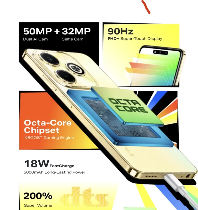 Infinix%20Hot%2040i%208GB%20+%208GB%20RAM%20128GB%20Memory%2050MP%20Camera%205000%20mAh%20Battery%20PTA%20Approved%20Brand%20New%20Box%20Packed%20-%20Image%203