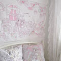 VIKAMA Sweet Dream Tapestry Cake Bow Pink Purple Heart Bedroom Girl's Room Decor Dreamy Healing Style Wall Decoration.