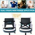 Ergonomic lumbar support pillow for office chairs, cars, and games. 