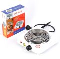 Electric Hot Plate Stove Single Burner – Portable Coil Cooker with Temperature Control Knob – Ideal for Home, Hostel & Office Cooking. 