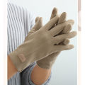 Winter Keep Warm Touch Screen Plus Velvet Inside Suede Mens Gloves Fashion Simple Solid Thicken Man Outdoor Cycling Drive. 