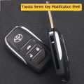 Toyota remote key cover old Toyota Corolla Camry RAV4 Reiz modified remote key cover folding key Shell 3 + 1 2 + 1 button. 