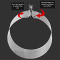 Cake Mold Round Adjustable Stainless Steel Baking Cake Ring For Mousse AU. 