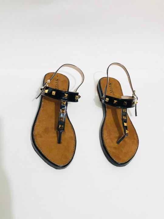 Girls%20Gorgeous%20New%20Design%20Slim%20Heels%20Stone%20Style%20Flat%20Sandals-%20Ladies%20New%20Collection%20Cheap%20Price%20Shoes%20-%20Womens%20Back%20Belt%20Shoes%20-%20Image%206