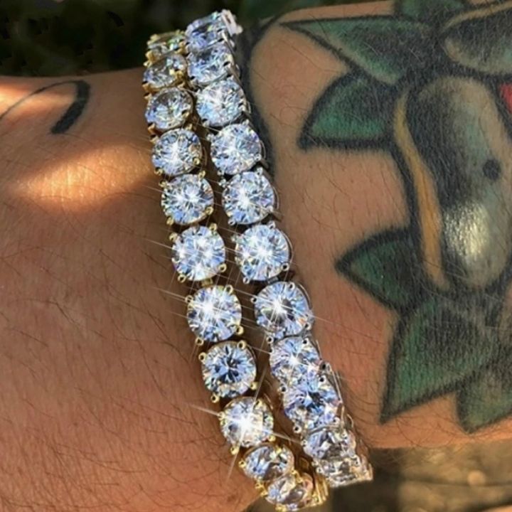 Silver%20Color%202.5/3/4/5mm%20Zircon%20Tennis%20Bracelet%20For%20Women%20Men%20Dazzling%20Crystal%20Hand%20Chain%20Wedding%20%20Punk%20Fashion%20Jewelry%20-%20Image%204
