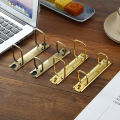 A4/A7 Ring Binder Clips Metal Loose-Leaf Binding Clips 2-Hole Spiral File Folder DIY Album Diary Clips Ring Notebook Stationery. 