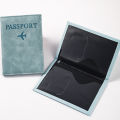 Airplane Passport Cover Case for Women Men Travel Passport Case Cute Passport Wallet Purse Girl Passport Holder.