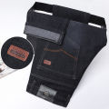 2025 New Fashion Men's Casual Black Blue Cotton Jeans Classic Style Male Denim Trousers Stretch Slim Fit Pants Plus Size 28-40. 