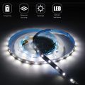 5V 2835 LED Strip Light White Warm White Flexible Cuttable Adhesive Tape for TV Backlight DIY Cabinet Shelf Home Decor Lighting. 