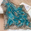 90*90cm Square Silk Scarves Women Foulard Head office Ladies Shawl Wrap Muffler Pareo Bandanna Female Chiffon Hijab Poncho Beach.