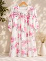Georgette Ladies Long Tops.