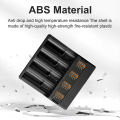 18650 Battery Charger For 18350 26650 16340 14500 18500 1/2/4 Slots 18650 Lithium Battery Holder Universal USB Smart Charger. 