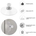 10 Pcs Clear Suction Cups PVC Vacuum Suction Cup Holder Plastic Suction Cups with Screws for Bathroom Kitchens Offices. 