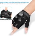 MOREOK Bike Gloves Half Finger MTB Bicycle Gloves 5mm Gel Pads Shock-absorbing Mountain Bike Road Cycling Gloves for Men Women. 