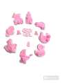Baby basket decoration accessories pink colour 12 pic. 