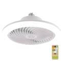 Intelligent Remote Control LED Fan Light E27 Screw Dimmable Bedroom Aromatherapy Lighting Fan Light. 
