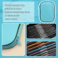Crochet Hook Set Crocheting Kit Crochet Hooks for Starters with Stitch Markers Blunt Hand Sewing Needles for DIY Kniting Craft. 