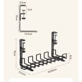 K cable tray organizer, under table cable management, suitable for working computer table, home and office, new installation free under wire table rack.. 