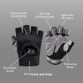 1Pair Weightlifting Gloves Half A Finger Anti-Slip Damping Bicycle Riding Gloves Breathable Gym Bicycle Sunscreen Gloves Unisex. 