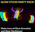 Full Body Glow Costume Kit 136 Pcs Glowing Stick And Ring Set 7 Different Color Long Time Glow UpTo 10 Hours Water Proof Non Leaking High Quality Glowing Costume Kit For Family Fun Time. 