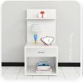 2 storage shelf with drawer bedside table for bedroom living room.