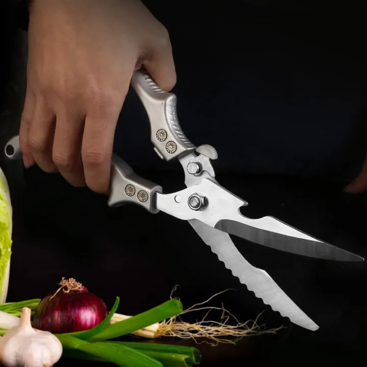Stainless%20Steel%20Chicken%20Bone%20Scissors%20Kitchen%20Scissors%20Household%20Food%20Scissors%20Fish%20Chicken%20Duck%20Cutter%20Scissors%20Knife%20-%20Image%202