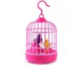 Mini Electronic Bird cage for kids-realistic sound Induction -swing my wings-sparrow cage-works on battery. 