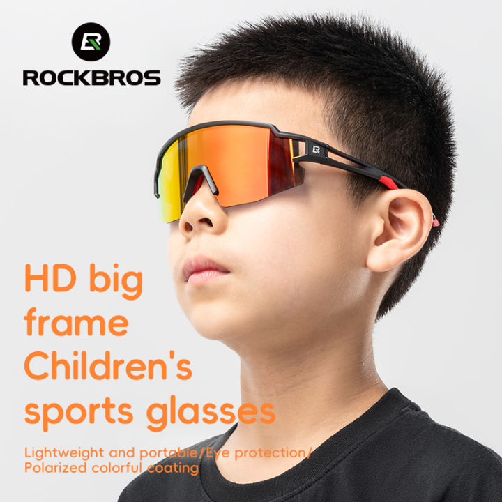 ROCKBROS Children Glasses Cycling Polarized Glasses Child Bicycle Glasses Non-Slip  Bike Glasses Sport Sunglasses