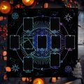 Vikarma Celtic Cross Tarot Tablecloth Divination Altar Cloth Witchcraft & Paganism Decorative Items cover.