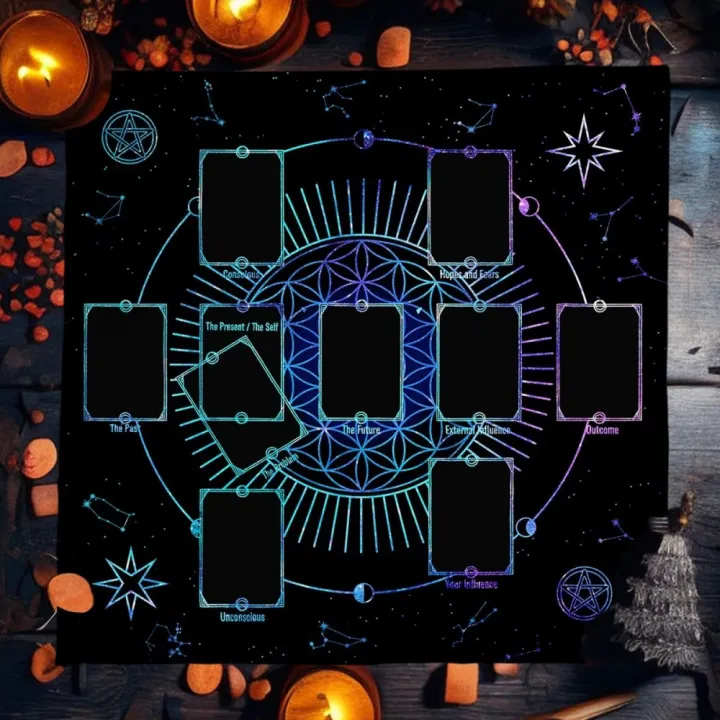 Vikarma%20Celtic%20Cross%20Tarot%20Tablecloth%20Divination%20Altar%20Cloth%20Witchcraft%20&%20Paganism%20Decorative%20Items%20cover%20-%20Image%205