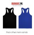 BURNOUT.PK NEW TRENDY SUMMER COLLECTION PACK OF 2 MENS JYM SANDO. 