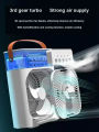 Mini Fan Humidfire Mini Air Conditioner Cooling Fan. 