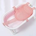 Neugeborenen Einstellbare Badewanne Kissen Sitzkissen Kreuz-förmigen Anti-slip Baby Bad Net Kinder Badewanne Dusche Cradle bett. 