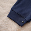 Newborn Boy Baby Jumpsuit Baby Casual Gentleman Bow Comfortable Cotton Spring And Autumn Navy Blue Long Sleeved Jumpsuit. 