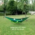 Portable Nylon Parachute Fabric Single and Double Size Outdoor Camping Hiking Garden Hammock. 