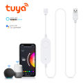 Smart USB 5V TUYA LED Strip RGB Dimmer Dimmable LED Light WIFI Controller for 4pin 5050SMD 2835SMD Neon Tape Work with Alexa. 