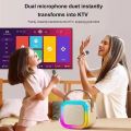 Karaoke Wireless Portable Bluetooth Speaker With Microphone Machine Mini Lamp Caixa De Som Sound Box Music Small Blootooth Mp3.