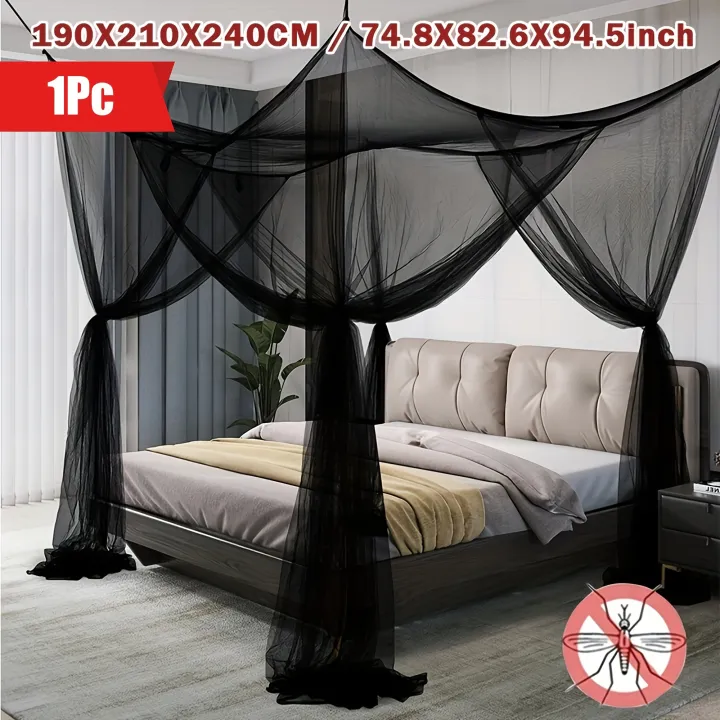 Quadrangle%20Mosquito%20Net%20Floor%20To%20Ceiling%20Bed%20Curtain%20Double%20Opening%20Mosquito%20Net%20Mosquito%20Proof%20Net%20Cover%20Fit%20for%20All%20Bed%20Sizes%20-%20Image%202