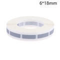 1000Pcs Manual Scratch Off Sticker Labels Grey Tape In Rolls Coding Overlay Film Game Wedding.