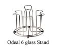 Stainless Steel Cup Glass Holder & Drainer Stand Rack. 