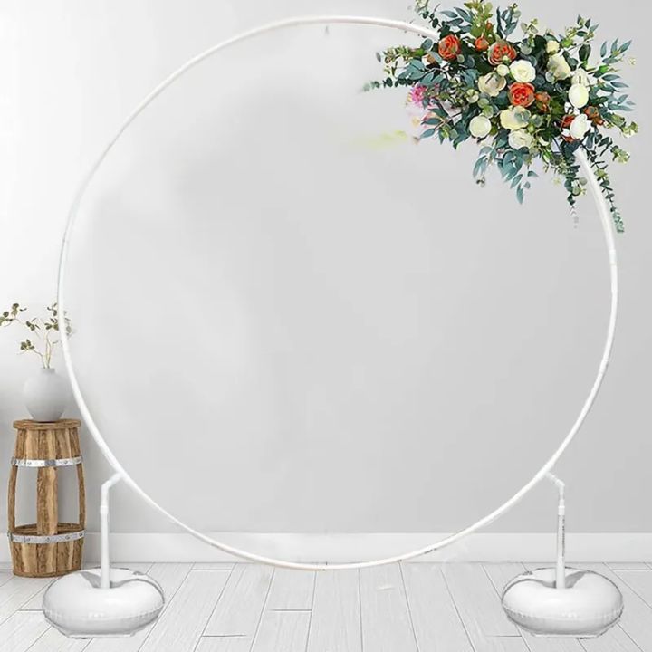Round Balloon Arch Balloon Circle Stand Holder Frame Ring Birthday Baloon Decor Wedding Party Decorations Baby Shower Background