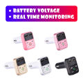 Portable Bluetooth Car MP3 Player Radio Modulator 5.3 FM Transimitter Dual USB Fast Charger Audio Receiver Handsfree Multicolour. 