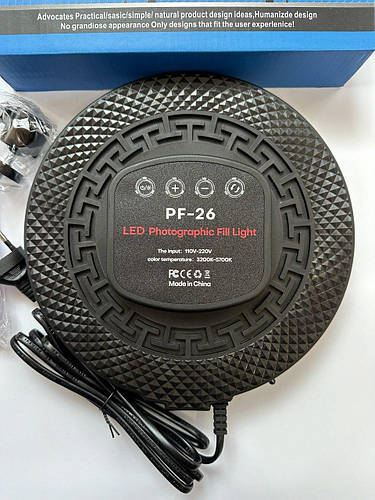 professional%20LED%20Studio%20Fill%20Light%20for%20photography%20and%20videography%20with%20Three%20Different%20Color%20Modes%20(PF-26)%20with%20remote%20controller%20(%20without%20stand%20)%20.%20-%20Image%202