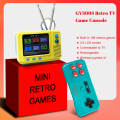 Retro Mini TV Game Console with Wireless Controller Built-in 168 Classic Games Handheld Game Player Support AV Output for Kids. 