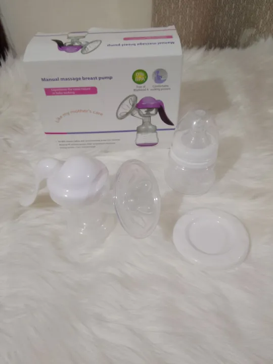 Manual%20Massage%20Breast%20Pump%20with%20Feeding%20Bottle%20-%20Image%202