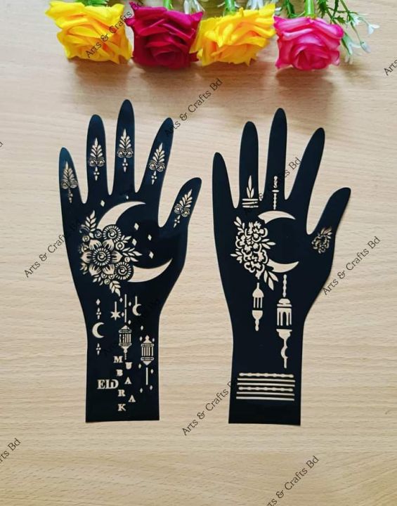 Mahida Sticker Viral Moon Mehedi Stickers for Girls ( 2 pis) | Daraz.com.bd