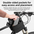 ROCKBROS Bicycle Cell Phone Bag Screen Touching Bike Front Top Tube Bag Detachable Large Capacity Cycling Phone Storage Bag. 