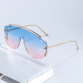 Sweet And Cool Gradient Sunglasses, Large-framed Sunglasses, Makes Face Look Smaller And Offers Uv Protection.3092. 